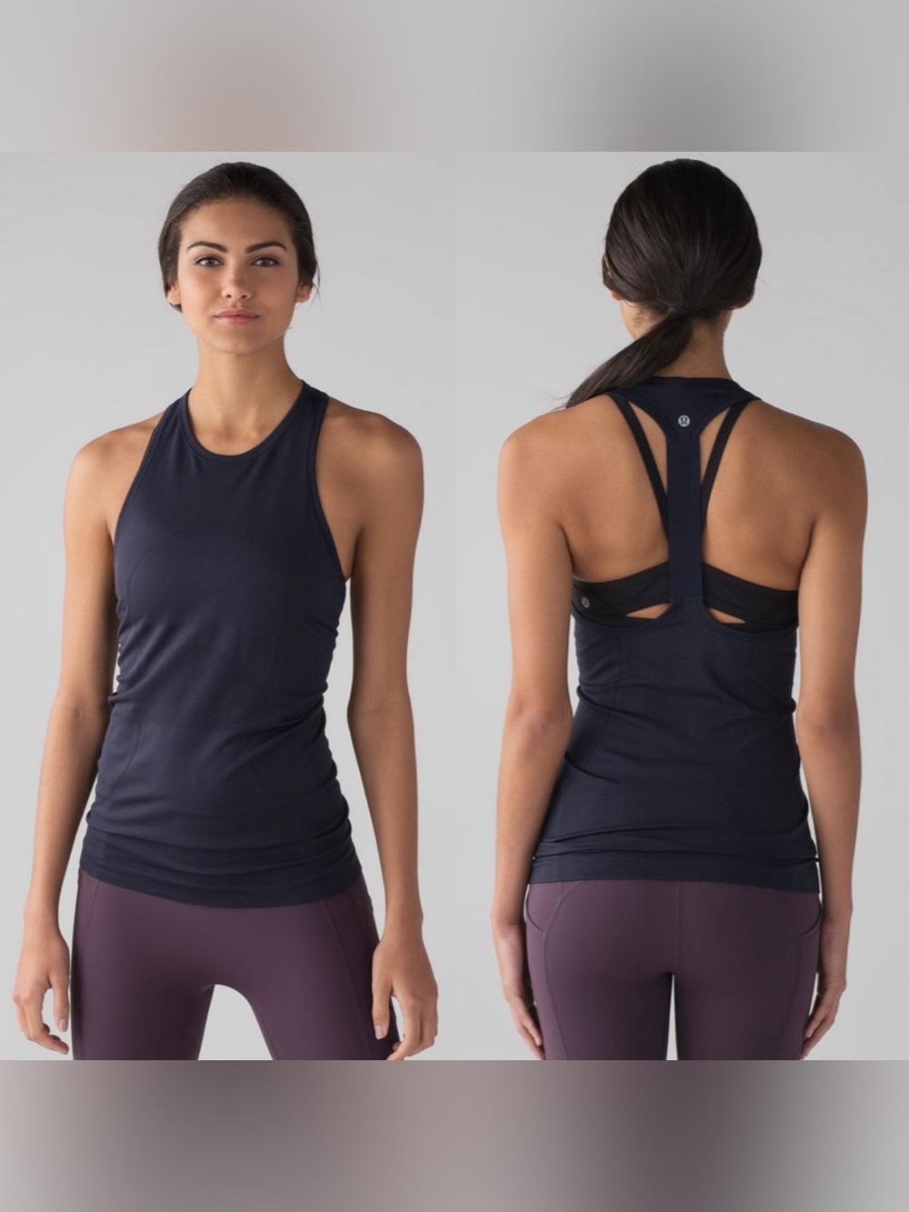 Lululemon Swiftly Tech T-Back Midnight Navy Size 4 NWT